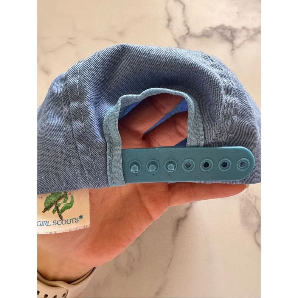 Girl Scouts brownie blue hat SnapBack beads USA culture